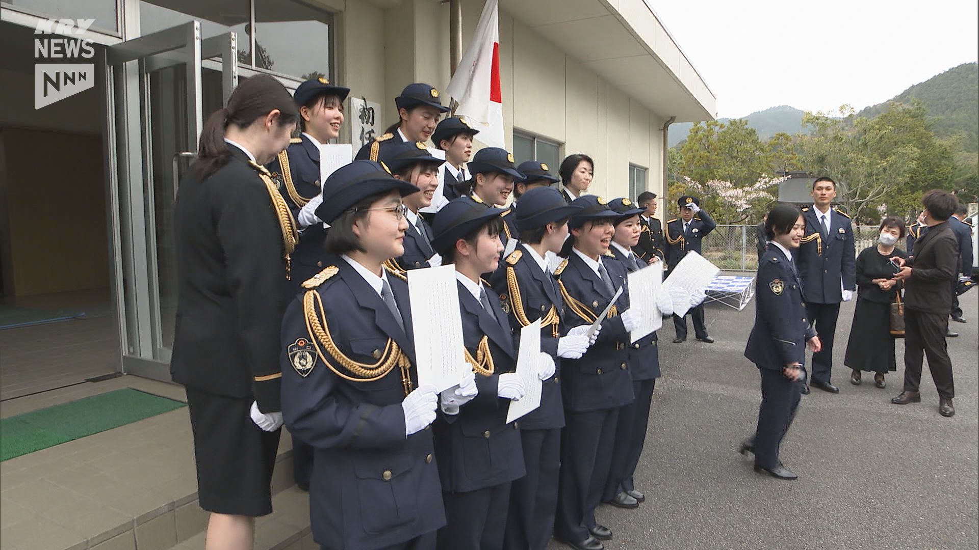 県警察学校で入校式 127人が決意 県民の安心安全守る第一歩（2026年4月