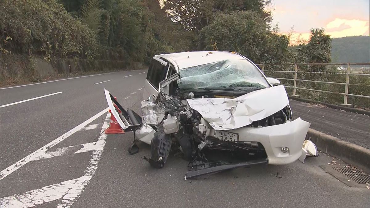 【続報】国道316号通行止め解除・美祢市東厚保でダンプカーと乗用車が衝突事故･･･1人軽傷