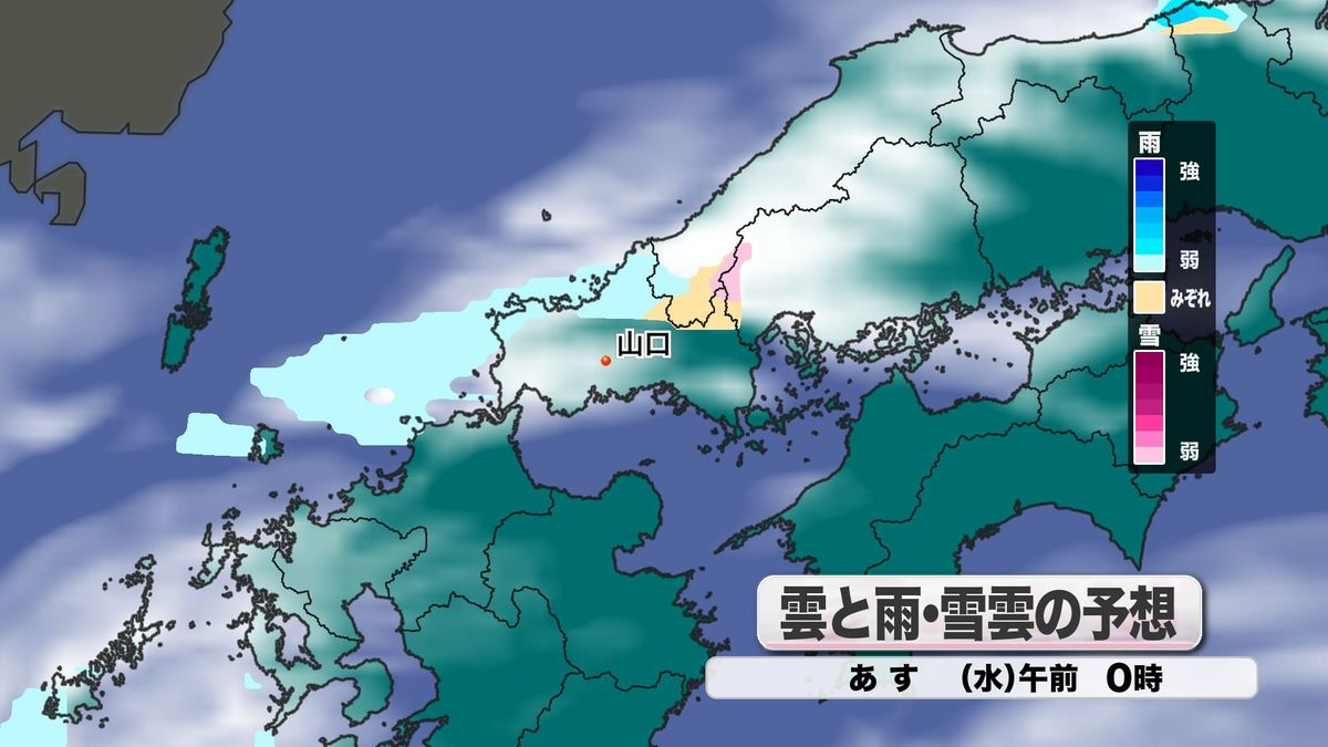 雲と雨・雪雲の予想