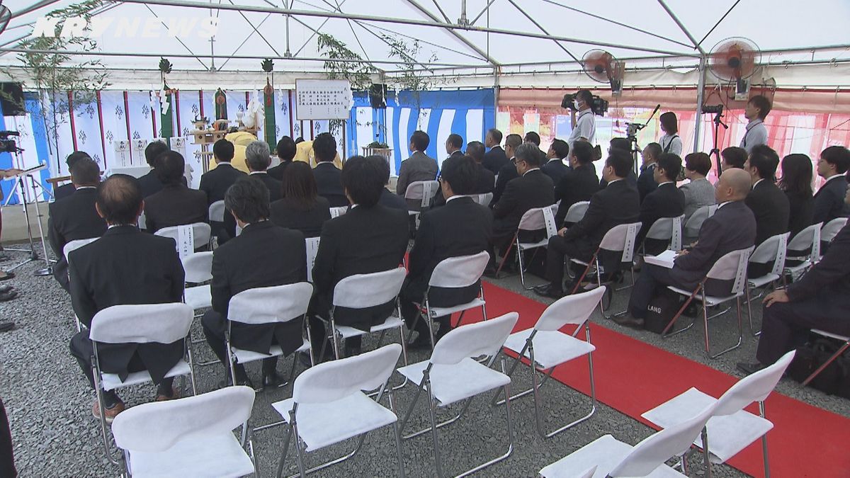 下関市立大新学部等の起工式　仮称・看護学部が2025年4月開設へ　