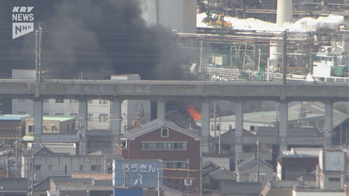 山陽新幹線沿線の周南市の造船所作業場から出火…ケガ人はいない模様