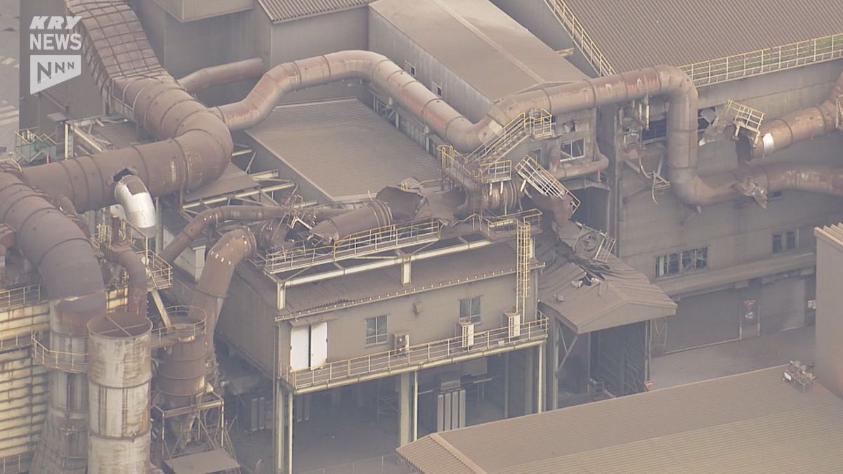 【続報】周南市の日鉄ステンレスでダクトが破裂…周辺に大きな爆発音響く~1人が鼻から血を出すなどし搬送~