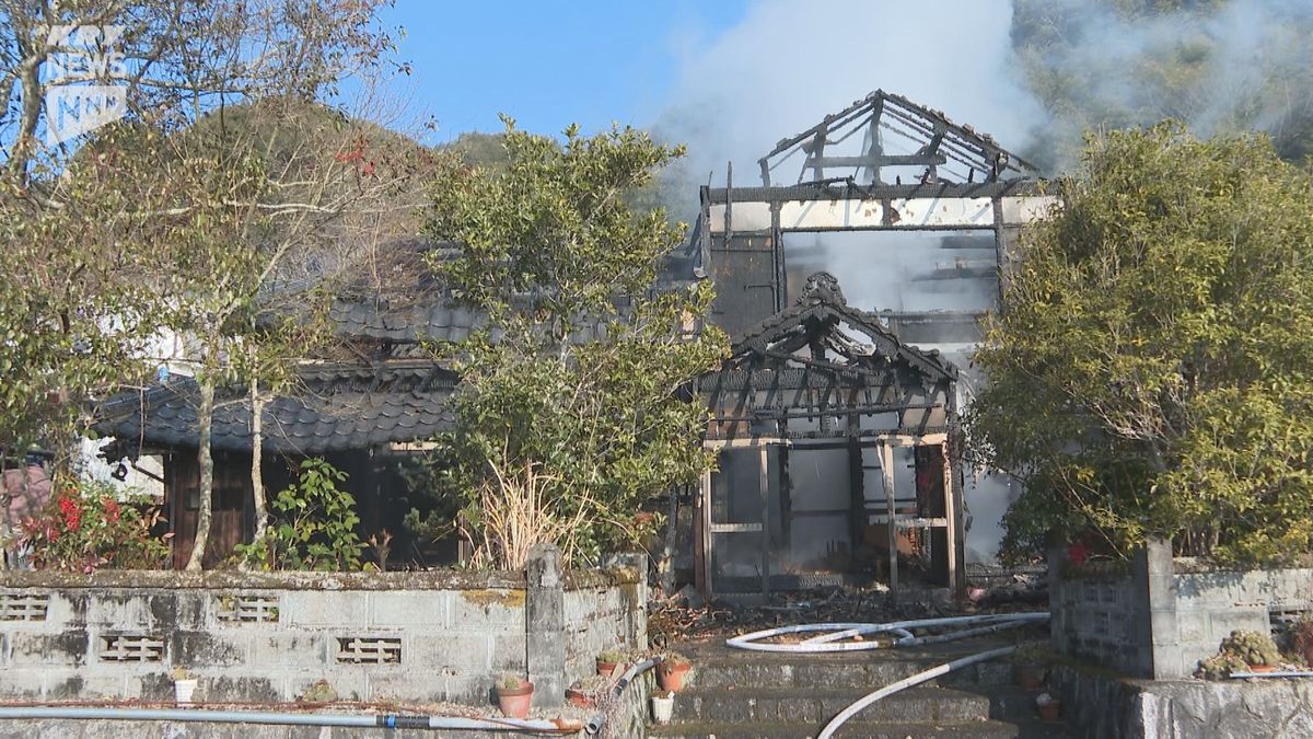 【続報】岩国市周東町で住宅1棟全焼…焼け跡から1人の遺体見つかる