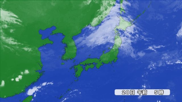 【山口天気朝刊9/28】日本海側は一部でにわか雨　午後ほど日ざし多くムシムシ残暑続く