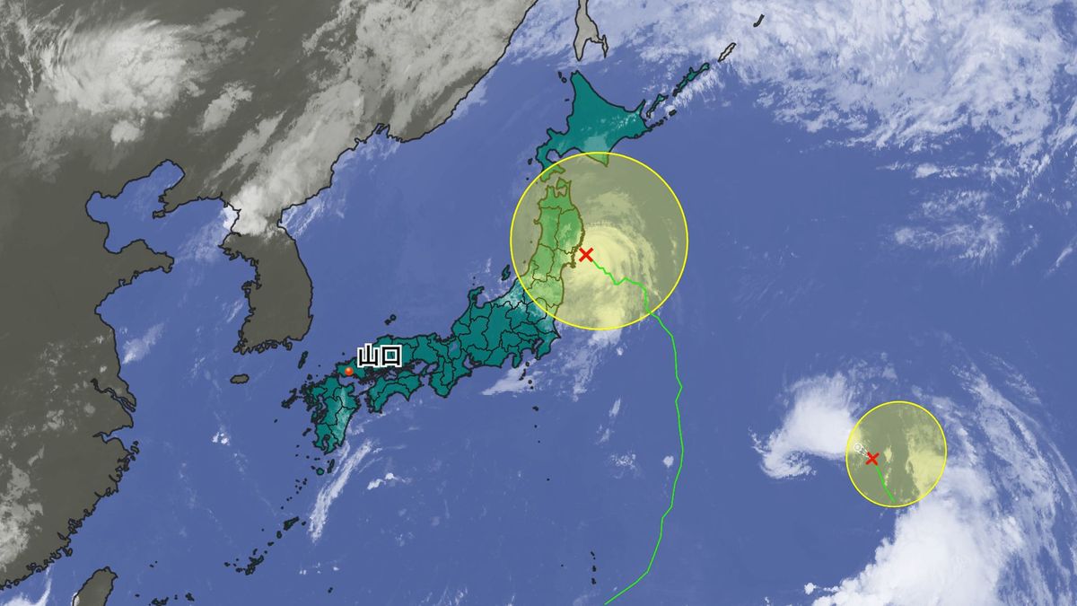 きょう12日(月)雲画像