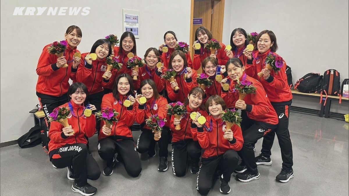 アジア・女子ハンドで金メダル獲得！山口県出身の2選手が優勝報告