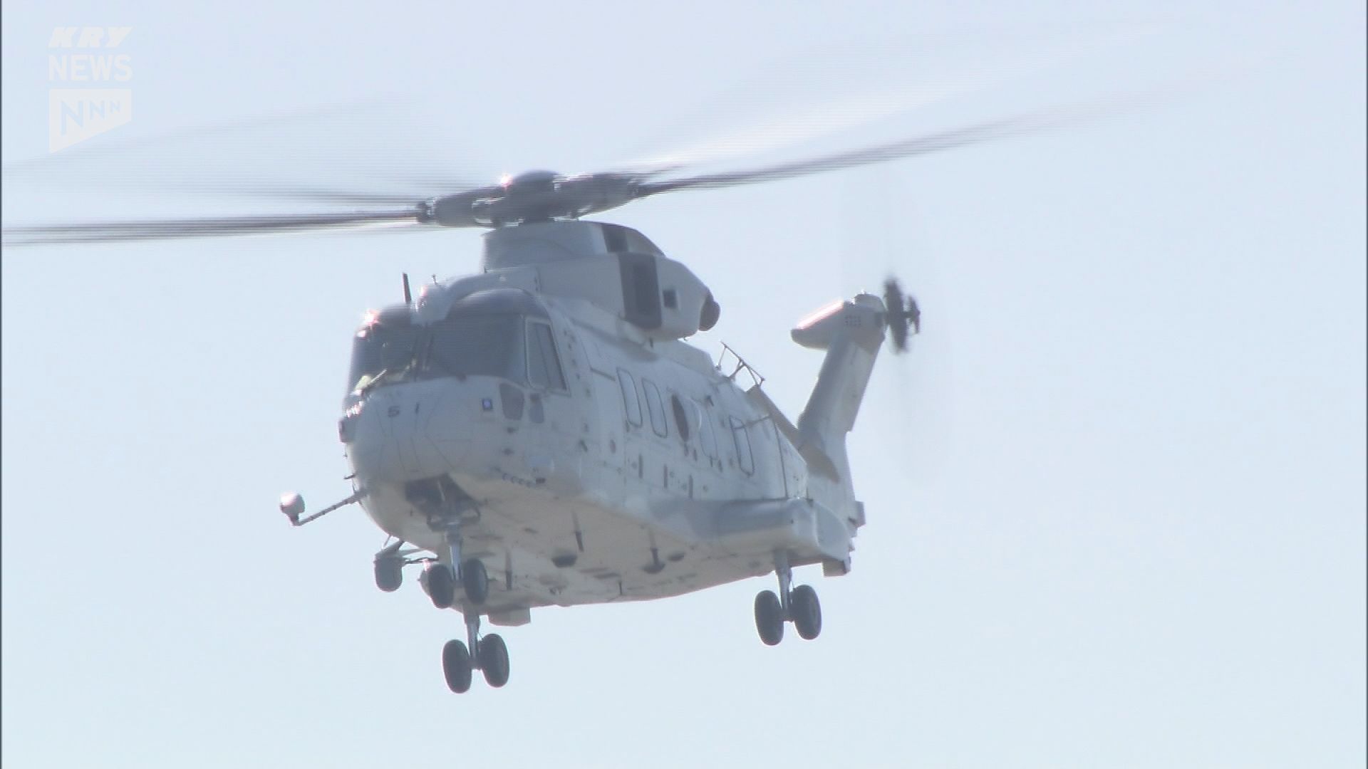 海上自衛隊 JMSDF 111航空隊 岩国航空基地　MH53 MCH101 海上自衛隊岩国基地所属のMCH101が部品紛失～大湊基地着陸後の飛行後