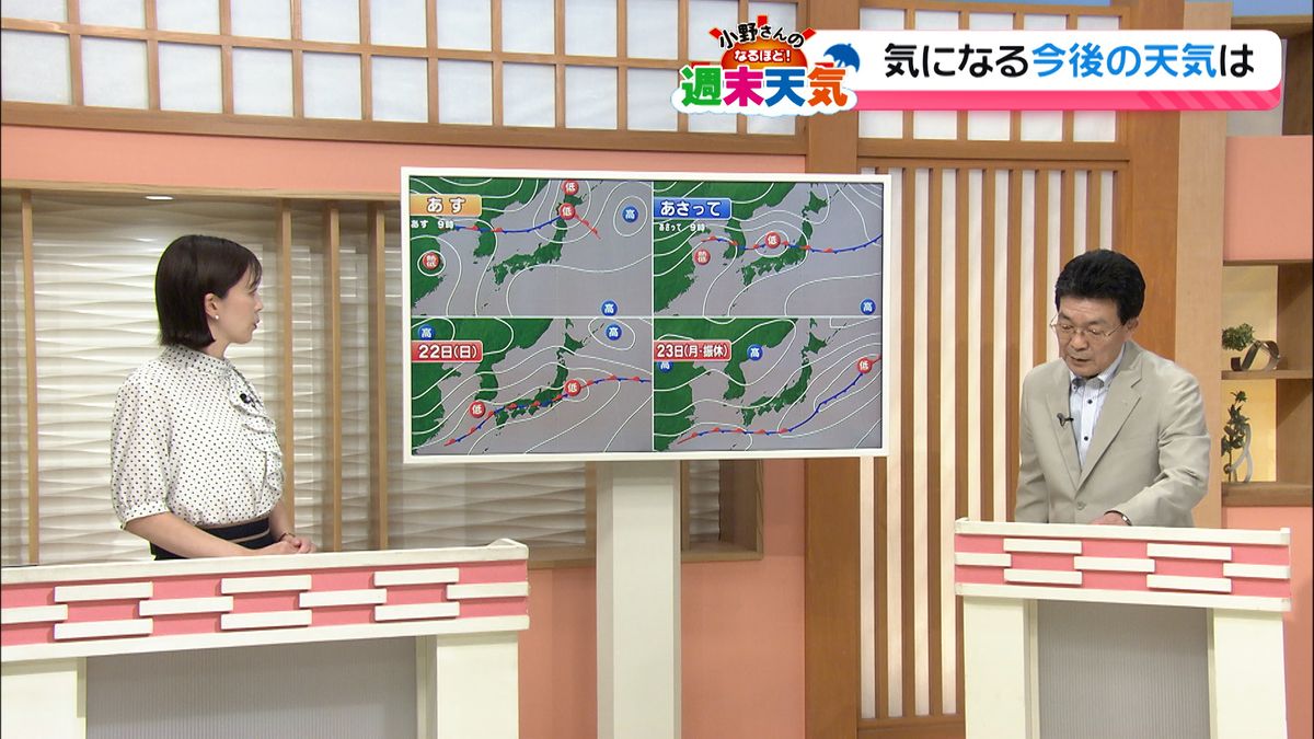 【気象予報士・小野さん解説】秋雨前線が停滞　3連休は雨の降り方に注意　秋雨と梅雨の雨量に地域差は？