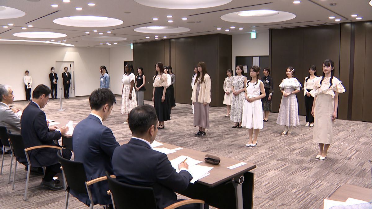 金沢百万石まつりに華を添える「ミス百万石」の2次審査会