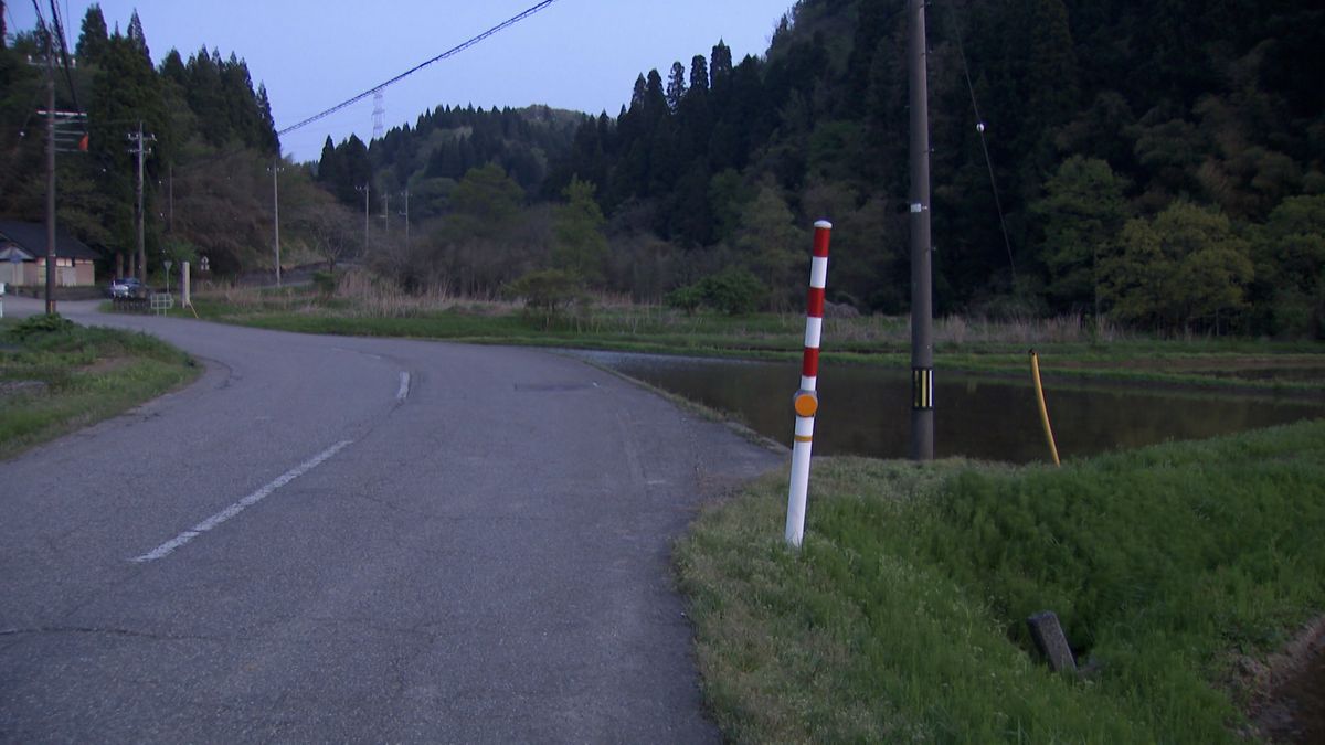 石川・津幡町でバイクが田んぼに転落　バイクを運転していた男性が死亡