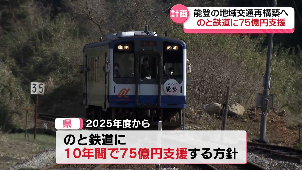 能登の地域交通を再構築　基幹交通”のと鉄道”に石川県が10年間で75億円を支援へ