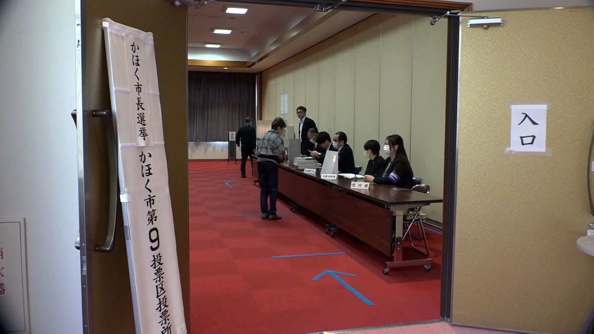 20年ぶりの市長選挙　6選目指す現職ｖｓ前市議の新人　　各地で投票進む　石川県かほく市