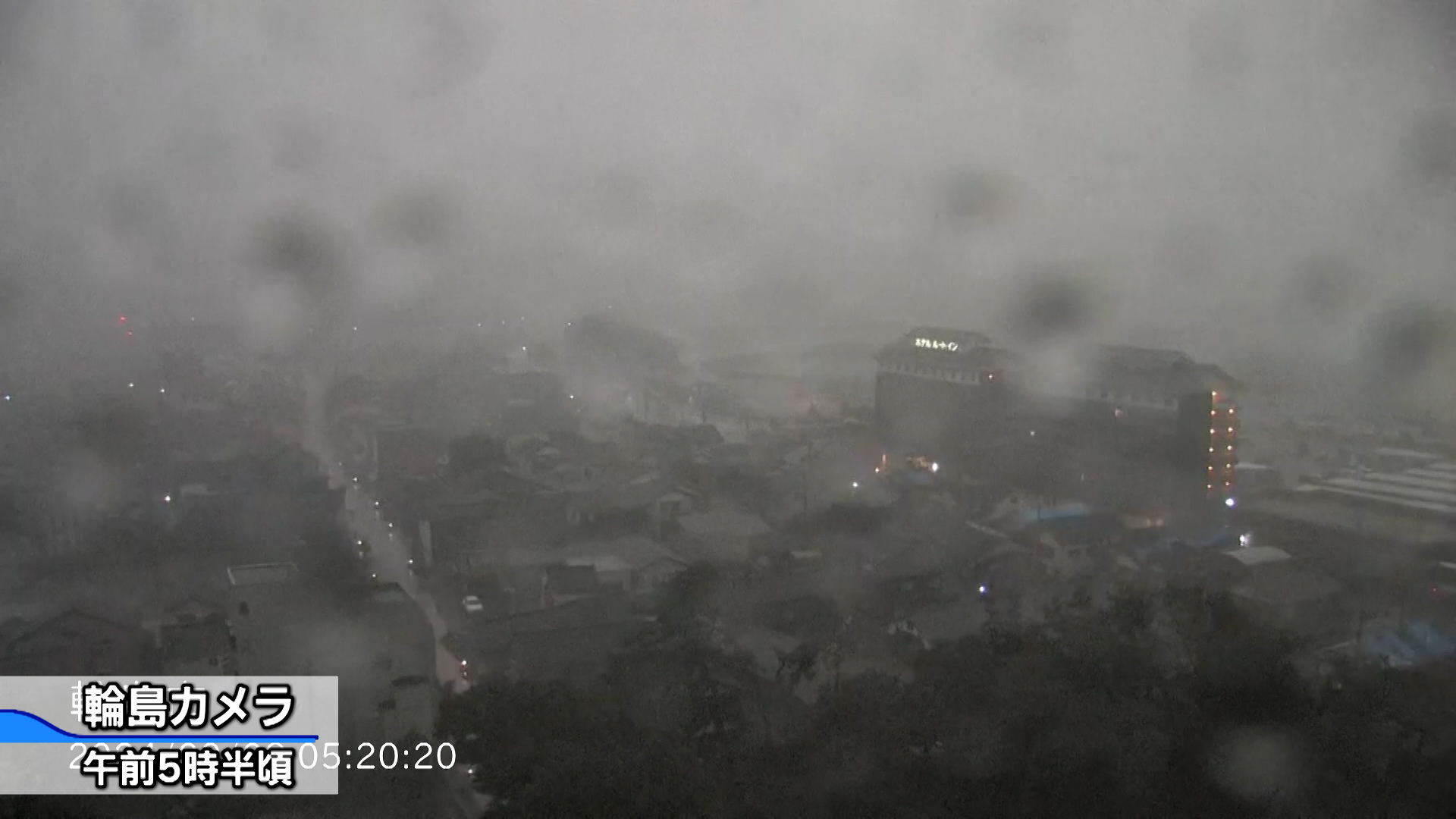 石川県朝方に一時本降りの雨に 輪島市では1時間に46ミリの激しい雨を