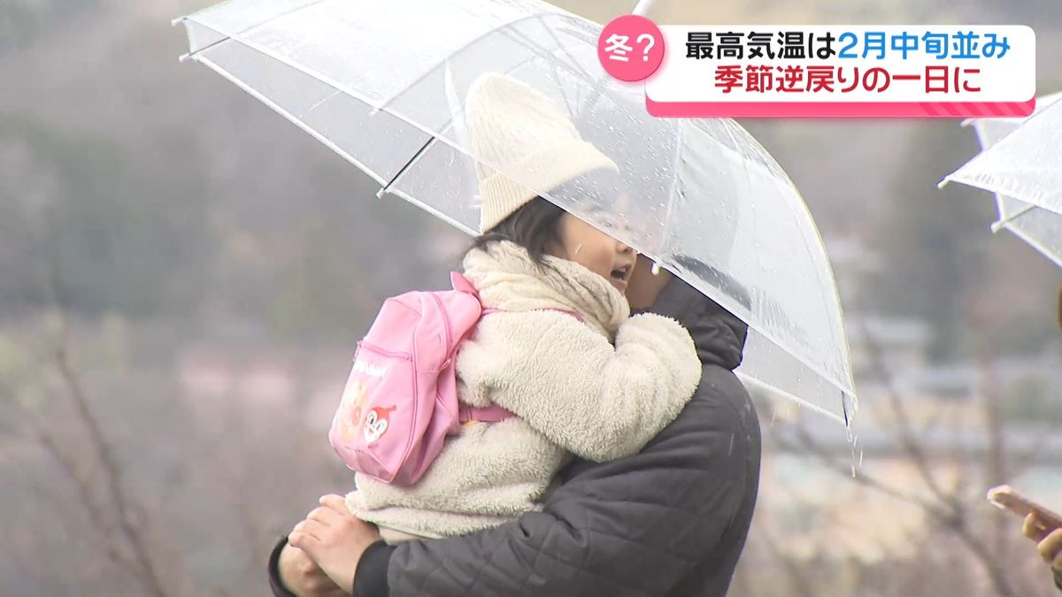 季節逆戻り？ 2月中旬並みの気温の石川県内　山地では雪も 　寒暖差に注意を