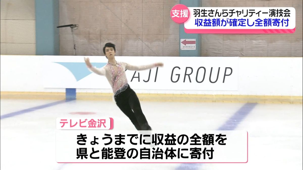羽生結弦さんら出演の復興支援チャリティー演技会収益額が確定 全額を