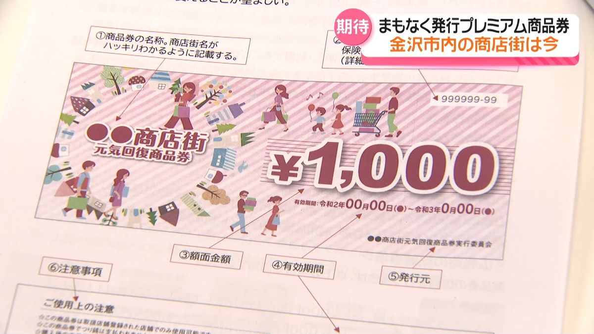 金沢でことしもプレミアム商品券発行へ “にぎわいと売上げ増加”目指し