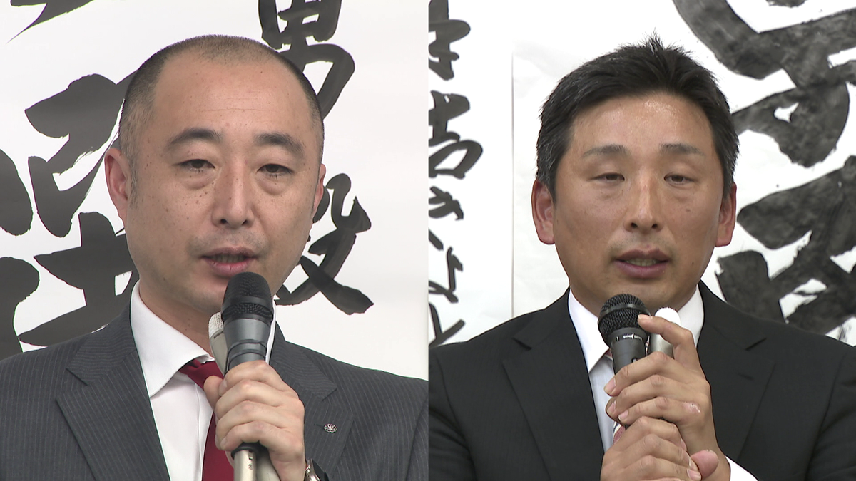 激突へ！出馬表明の非自民“元職”と自民“現職町長”　石川の政争の地で5月県議補選