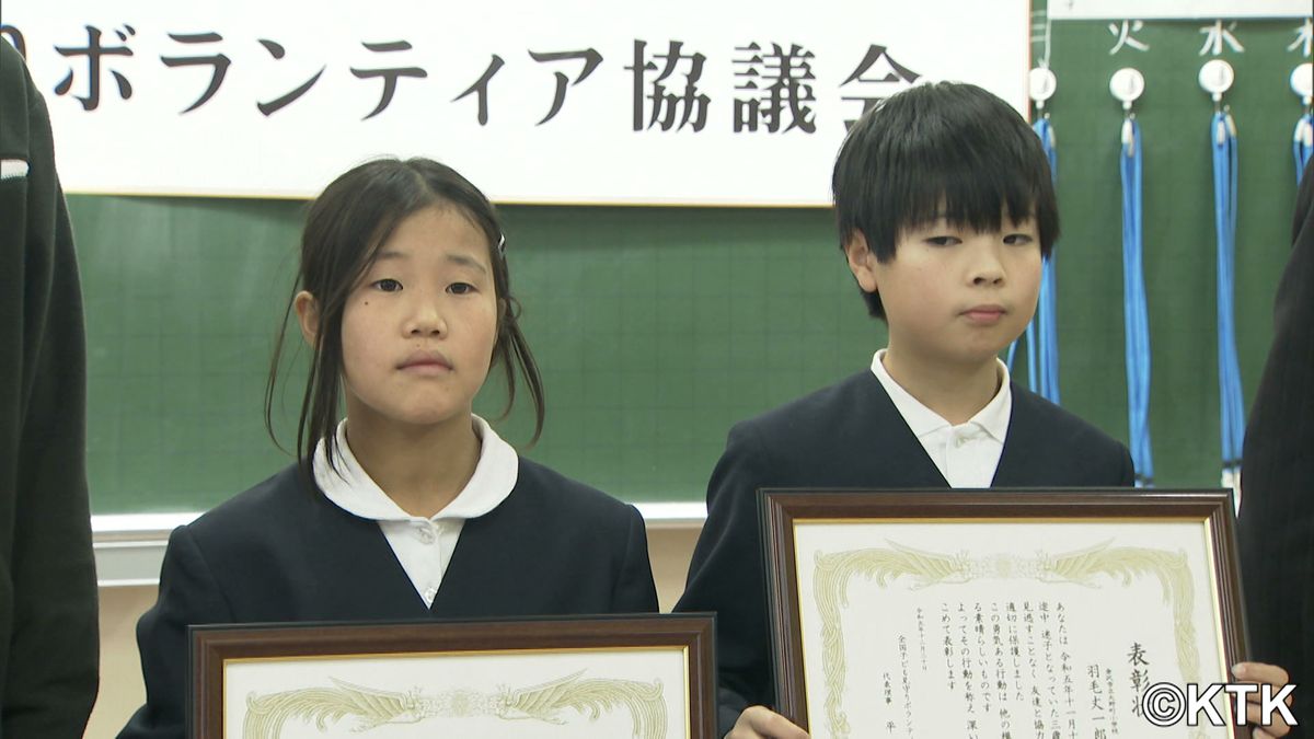 「パパがいなくなった…」登校中に声かけ保護　迷子を助けた金沢の小学生を表彰