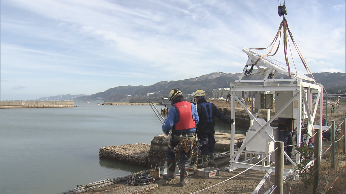 輪島市に新たな津波観測装置を設置　気象庁