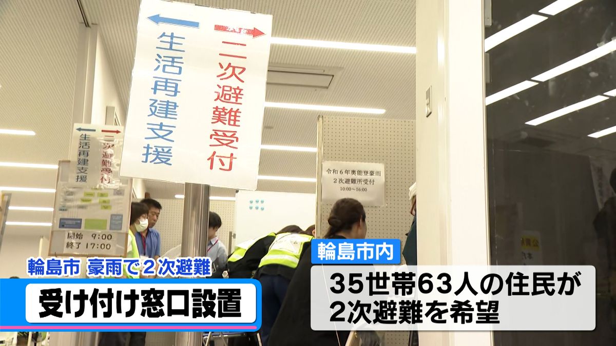 石川・輪島市　奥能登豪雨受け2次避難の希望者受付窓口を設置