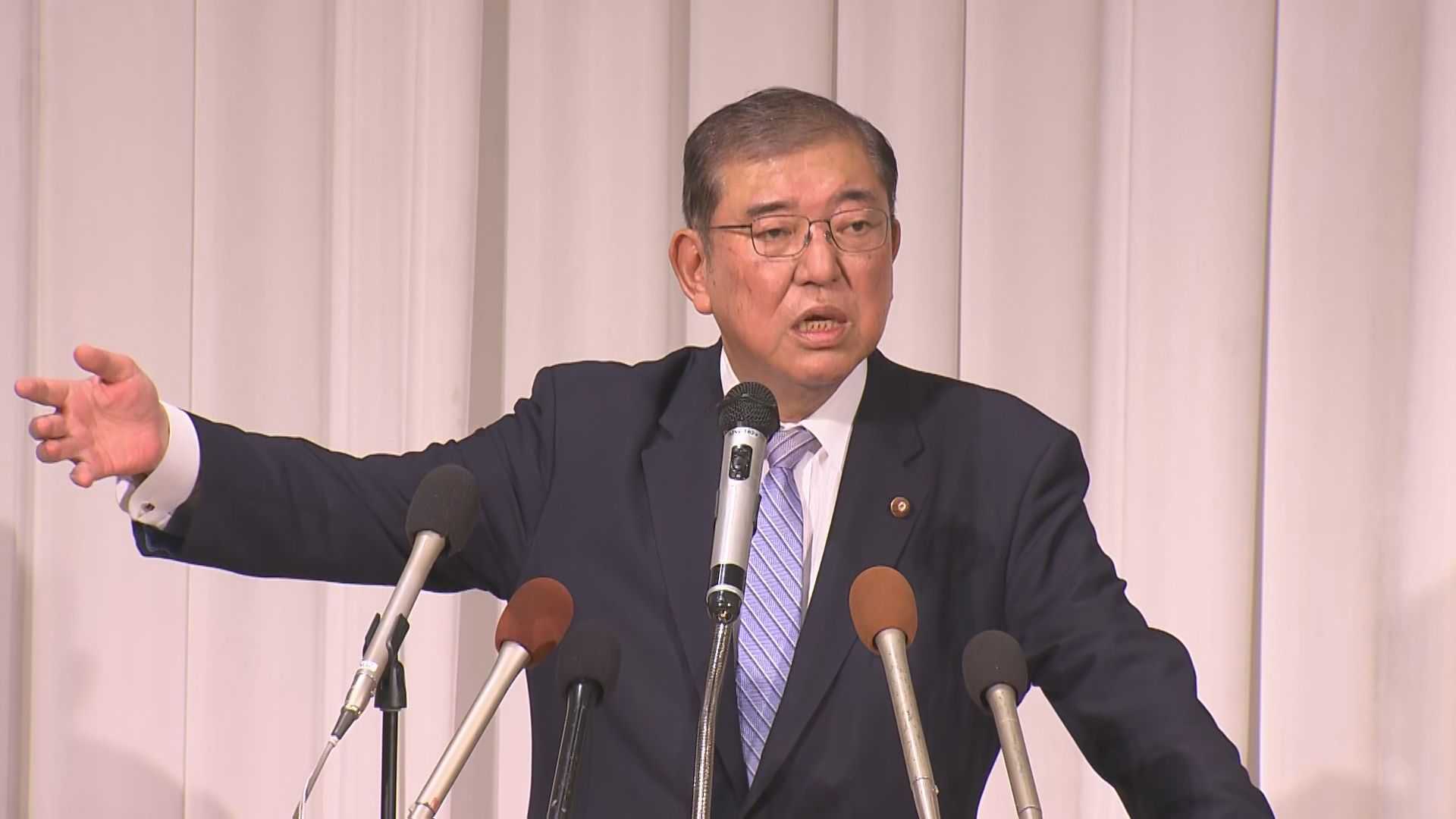 自民党総裁選の告示まで5日 石破元幹事長が講演 “政治不信払しょくする” 