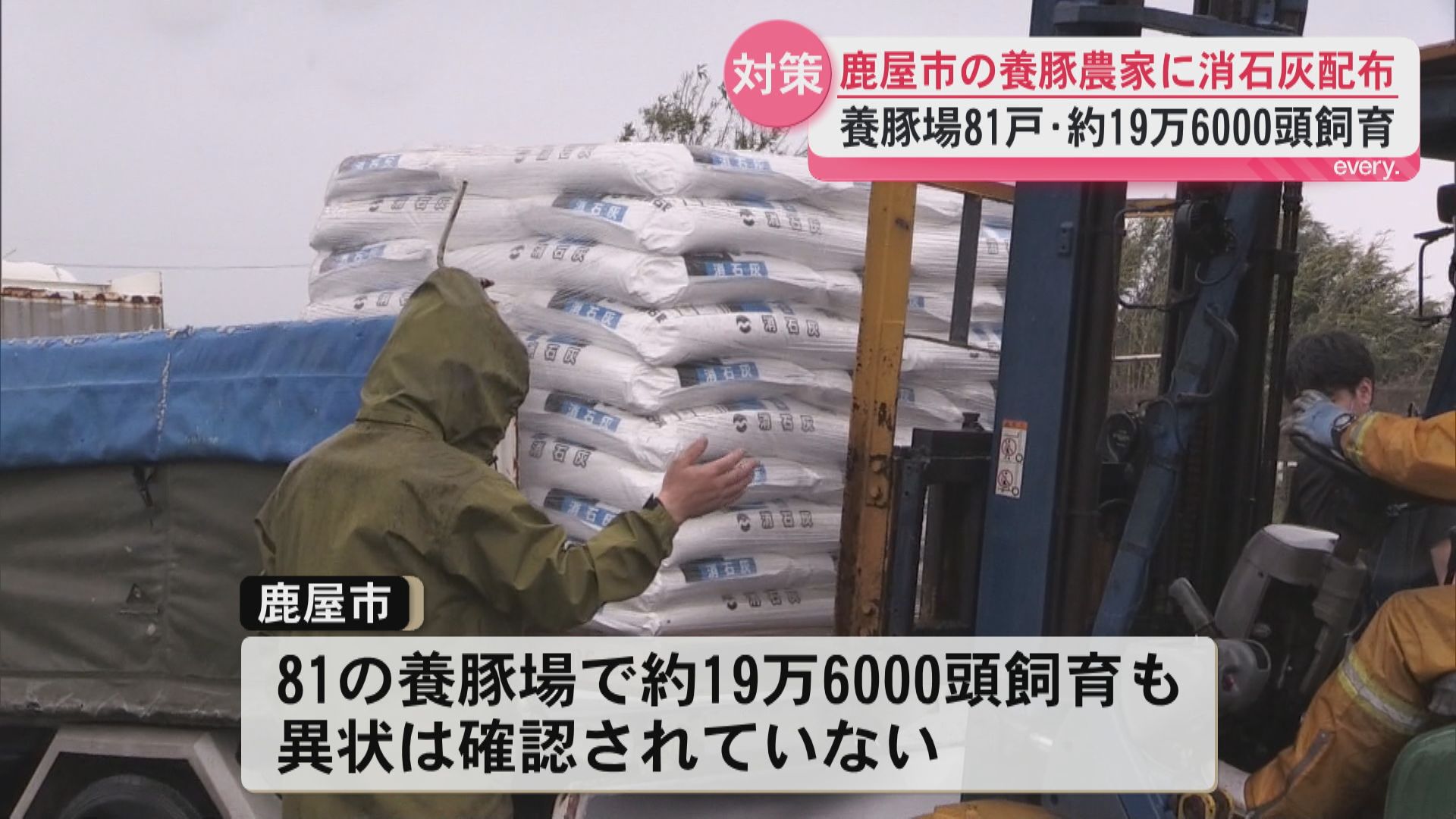 宮崎県都城市の養豚場で豚熱感染を確認　県が緊急の防疫対策会義　半径10キロの県内養豚場異状なし