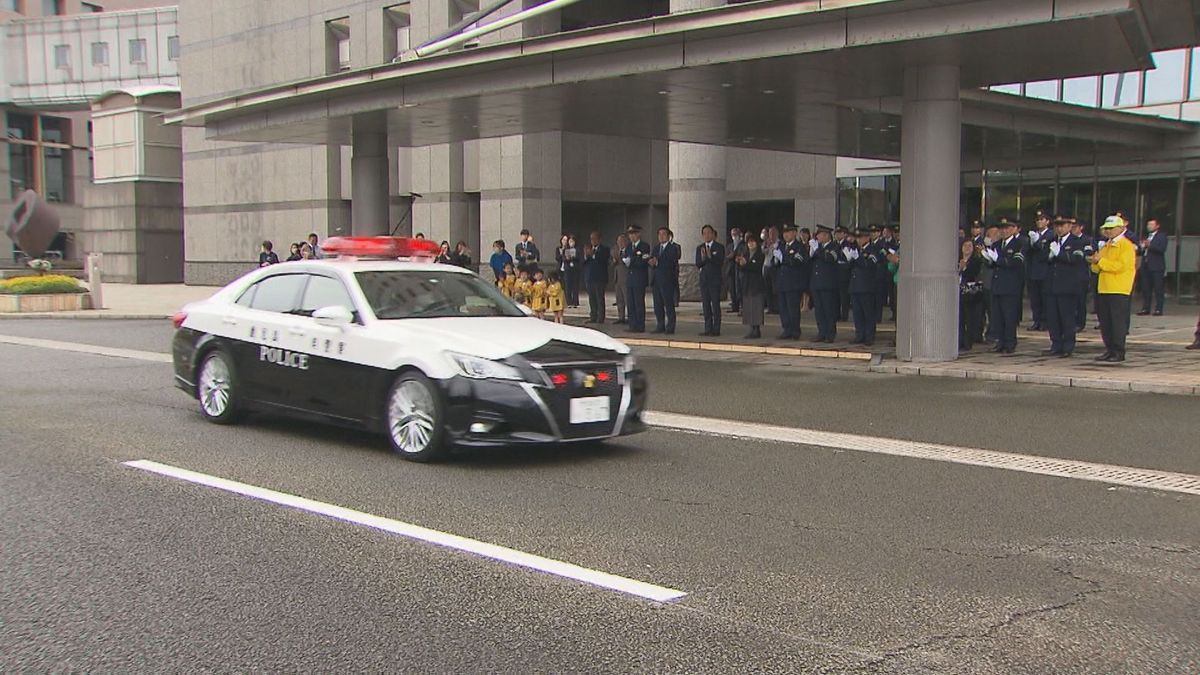 6日から春の全国交通安全運動 街頭パトロール出発 /思いやりと譲り合いの運転を