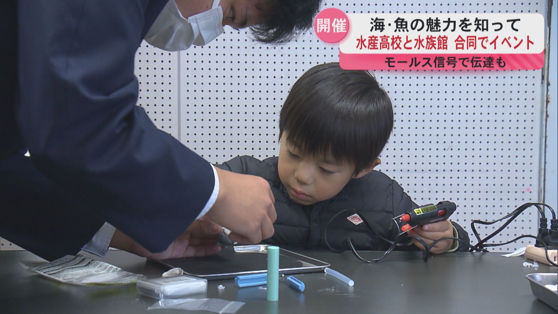 海や魚の魅力を発信するイベント　鹿児島水産高校とかごしま水族館が合同開催　