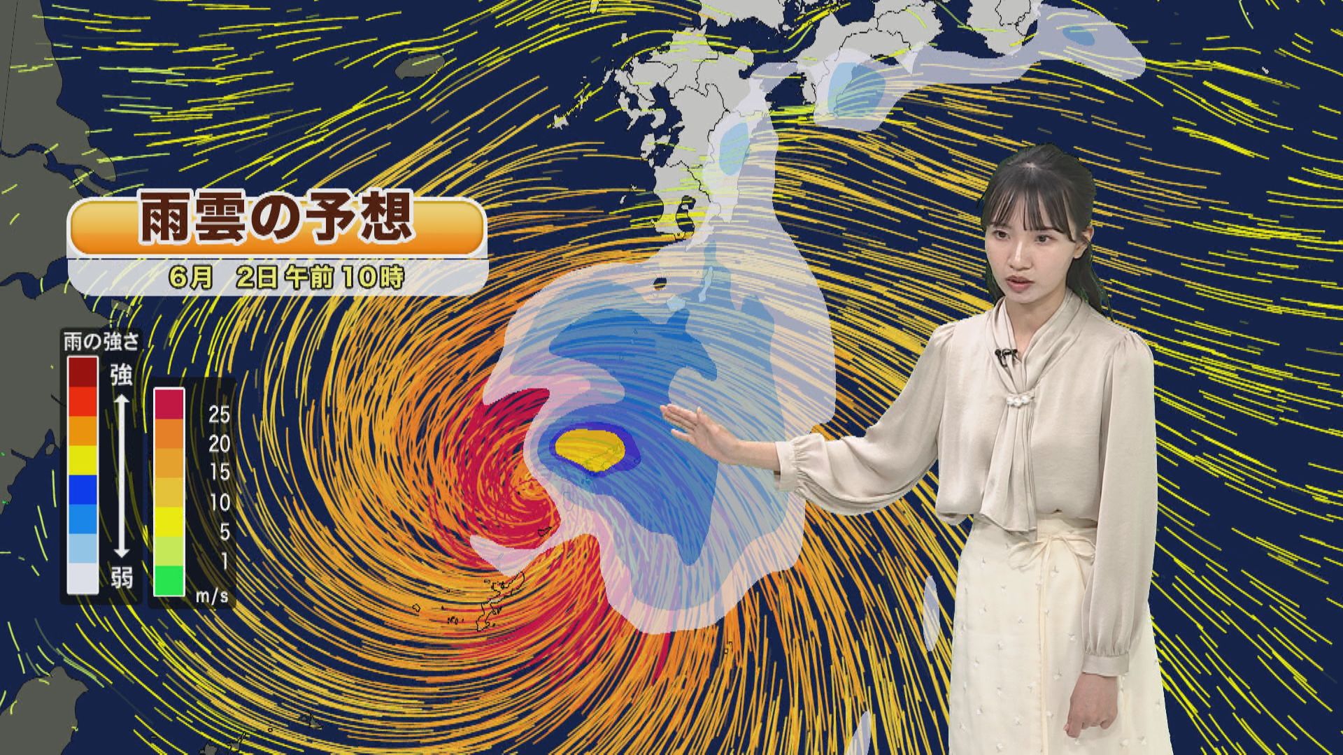 【荒場気象予報士解説】台風６号が奄美地方に接近か　暴風域伴い北上　県本土でも大雨の恐れ