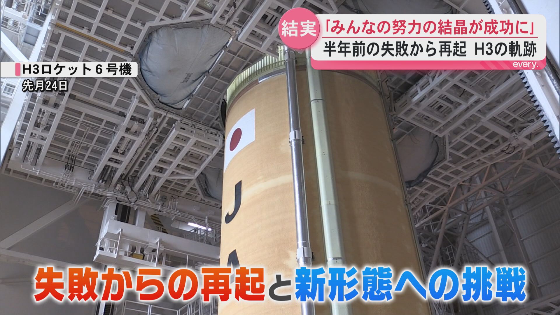 【H3ロケット】成功と失敗繰り返し“何度でも空を目指す”　関係者たちが歩んだ軌跡　新たな船出　