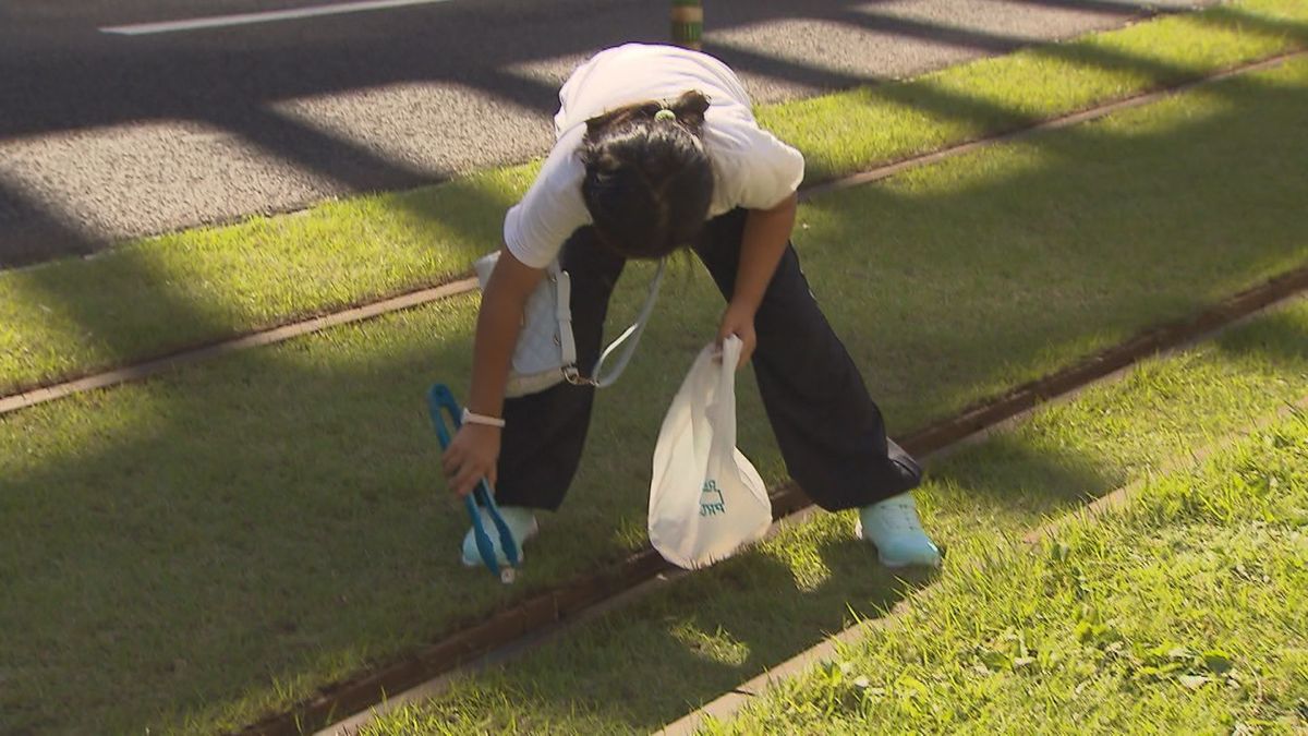 おはら祭で清掃活動「ひろえば街が好きになる運動」