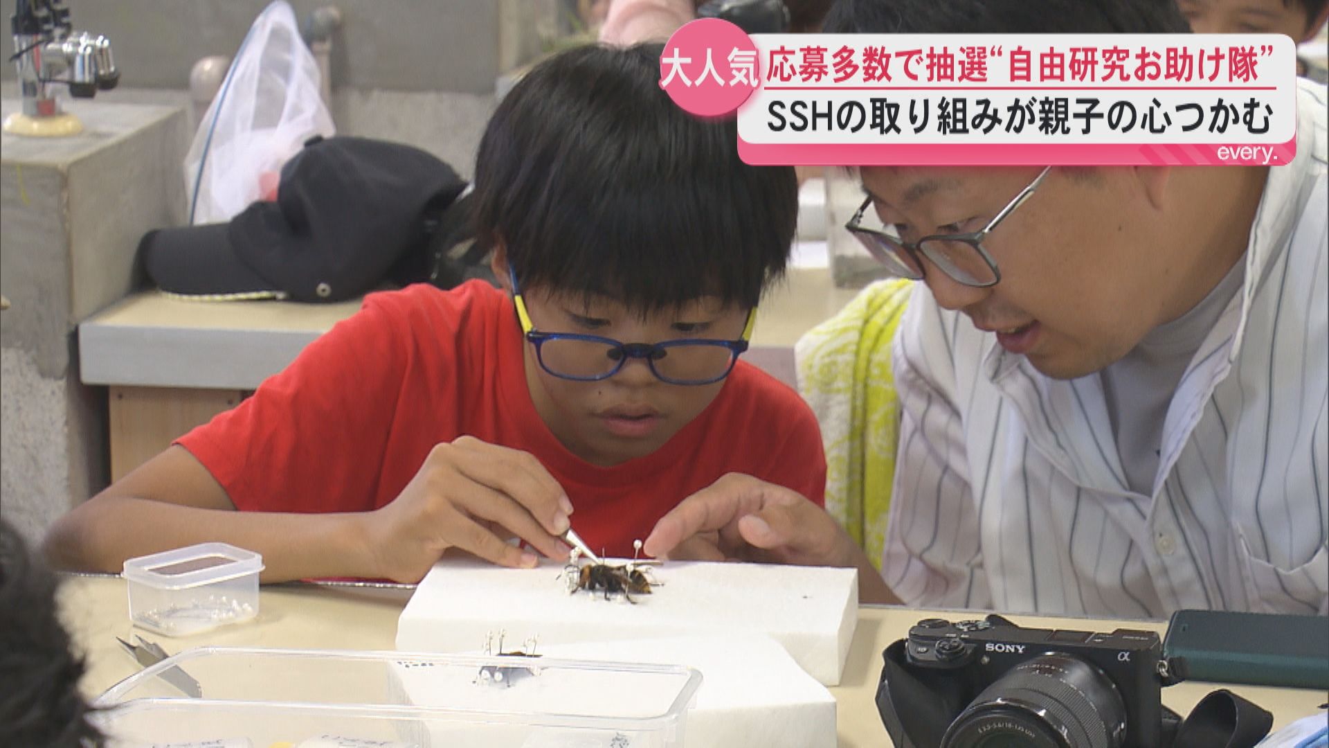 応募多数で抽選“自由研究お助け隊”人気のワケは？　錦江湾高校の生徒たちが手助け　