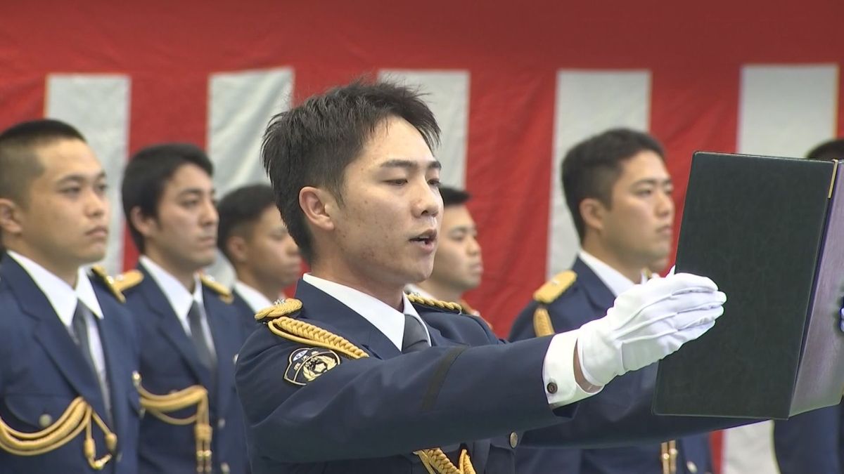 県警察学校で入校式　新人警察官ら88人が新たな一歩