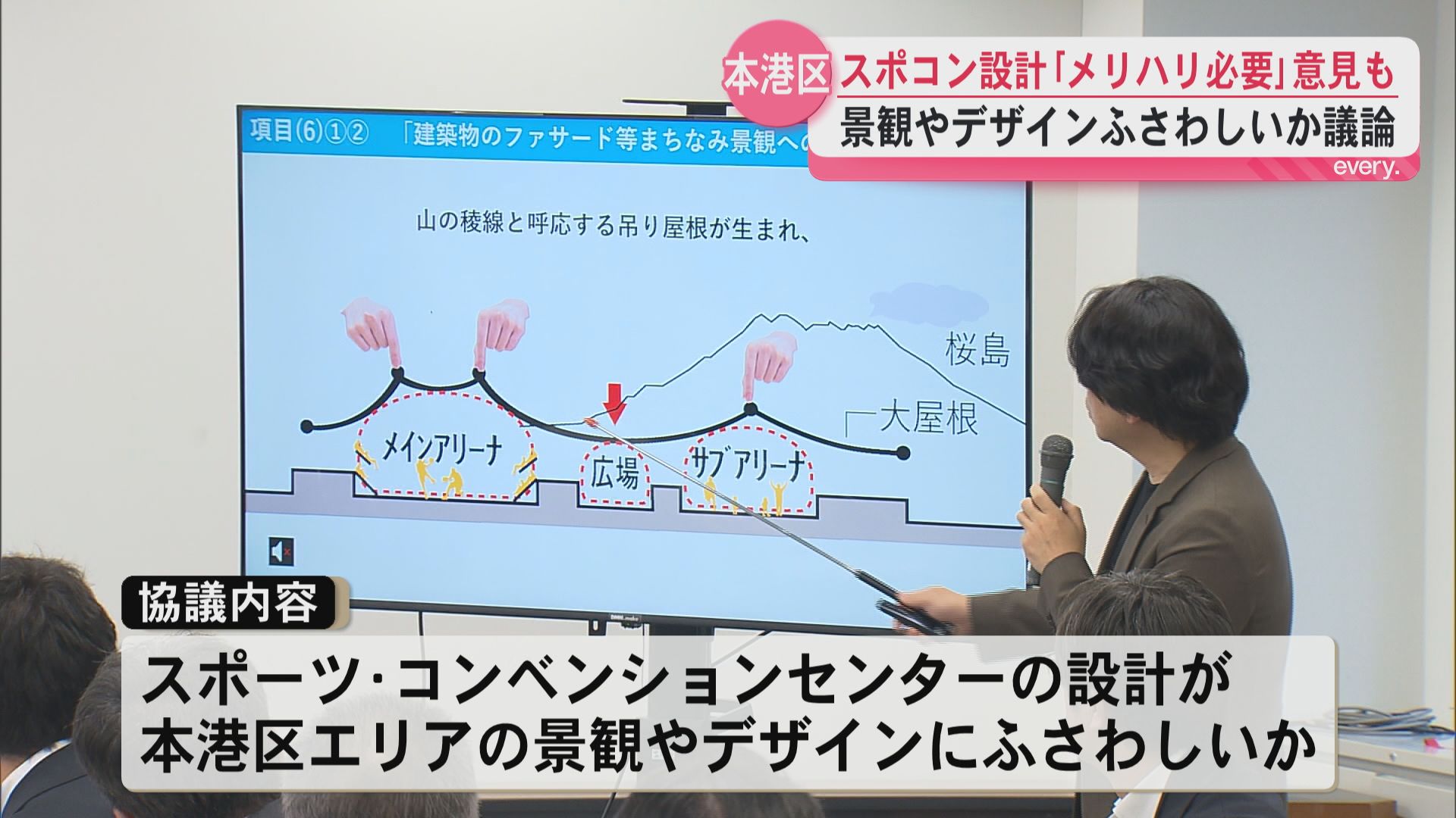スポコン設計｢メリハリ必要｣意見も　本港区エリアの景観やデザインにふさわしいか議論