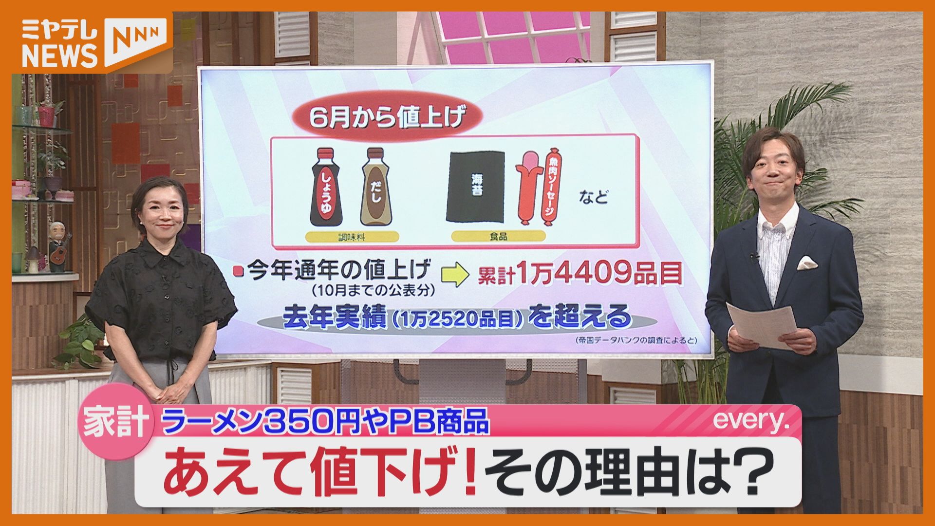 NEWS グッズ　お値下げ中 あえて値下げされた〟商品・サービスに注目、物価高の中 値下げに
