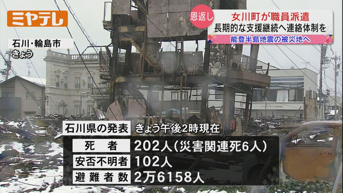 【「能登半島地震」宮城でも<支援の輪>】仙台市は市役所に「被災者支援の募金箱」・「職員を追加派遣」　女川町も「副町長など被災地派遣」