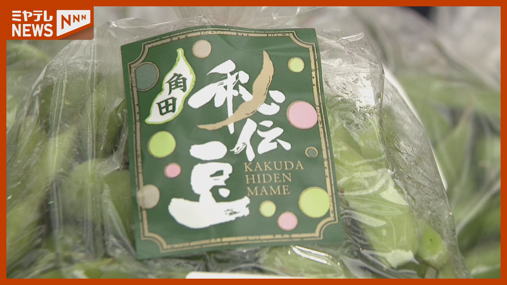 大粒で甘みの強い「秘伝豆」 道の駅で市価より安く販売＜宮城・角田