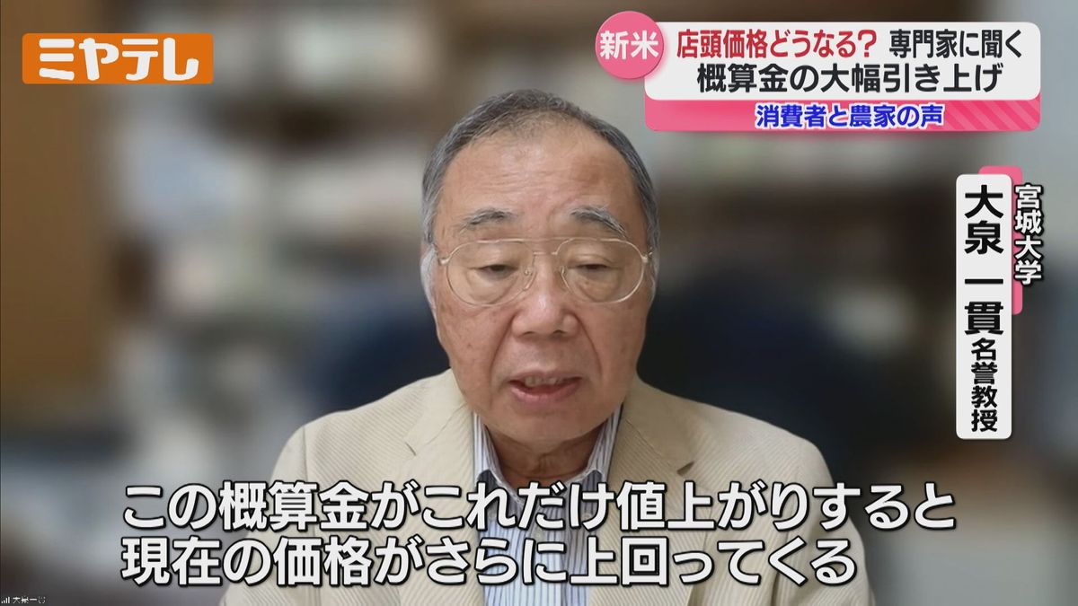 どうなる？＞新米の店頭価格…概算金が“大幅アップ”、専門家に聞く（宮城）（2025年8月21日掲載）｜ミヤテレNEWS NNN