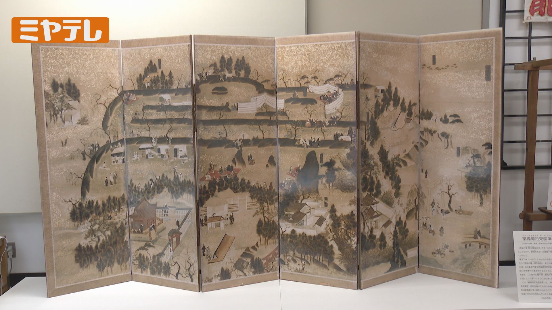 江戸時代のお花見はどうだった？屏風には酔っ払いや屋台「今と同じよう