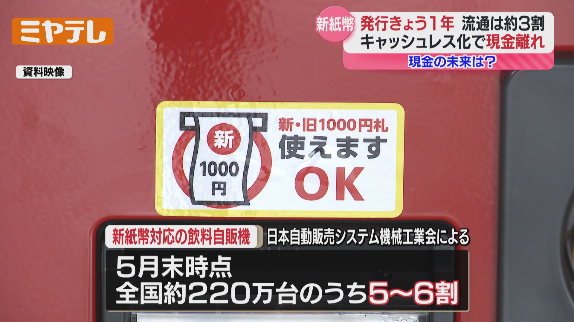 キャッシュレス”が普及しても… “現金”が必要な時 ＜新紙幣発行から1年