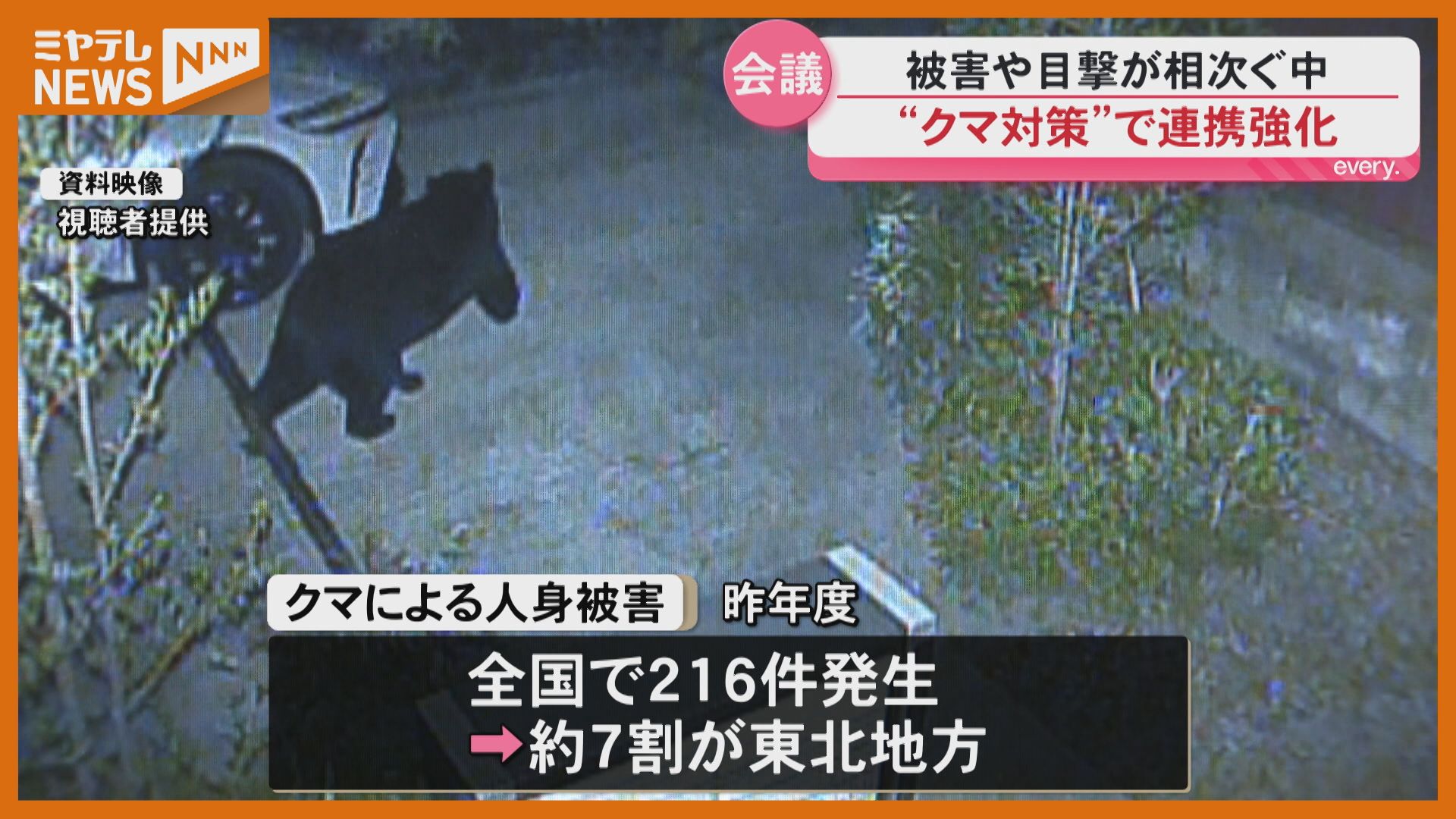 初会合】クマによる被害・出没 相次ぐ、国と東北地方の関係機関が“連携