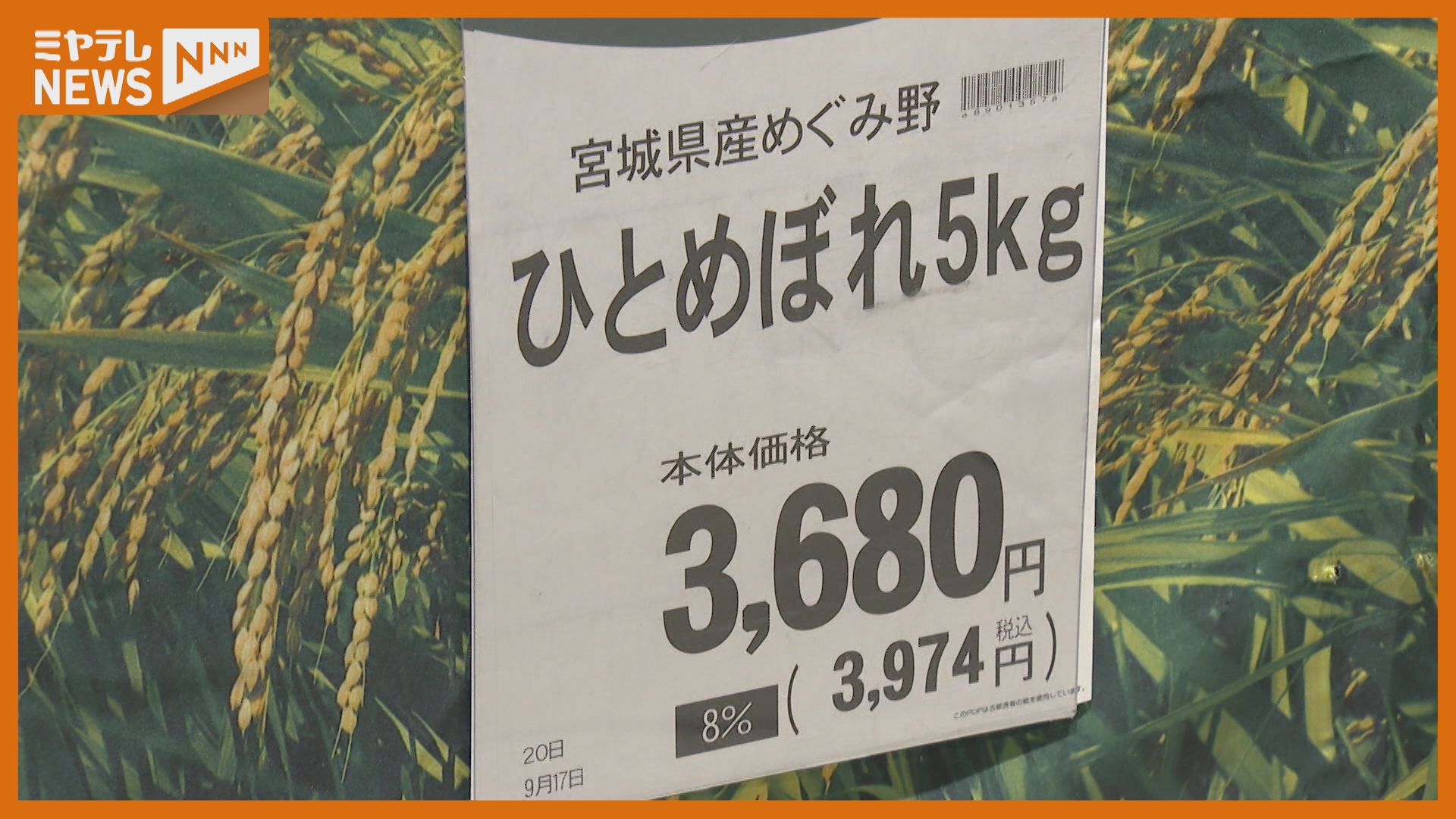 備蓄米があったらうれしい」全国のスーパーで販売されたコメの平均価格