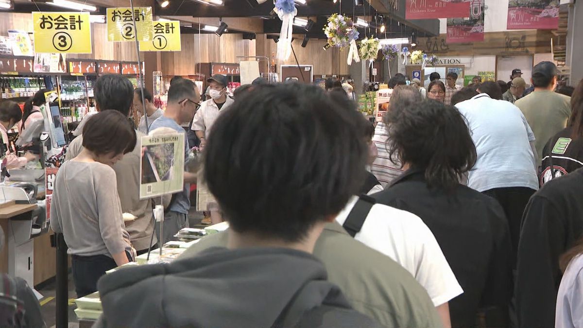 ＧＷ道の駅も混雑