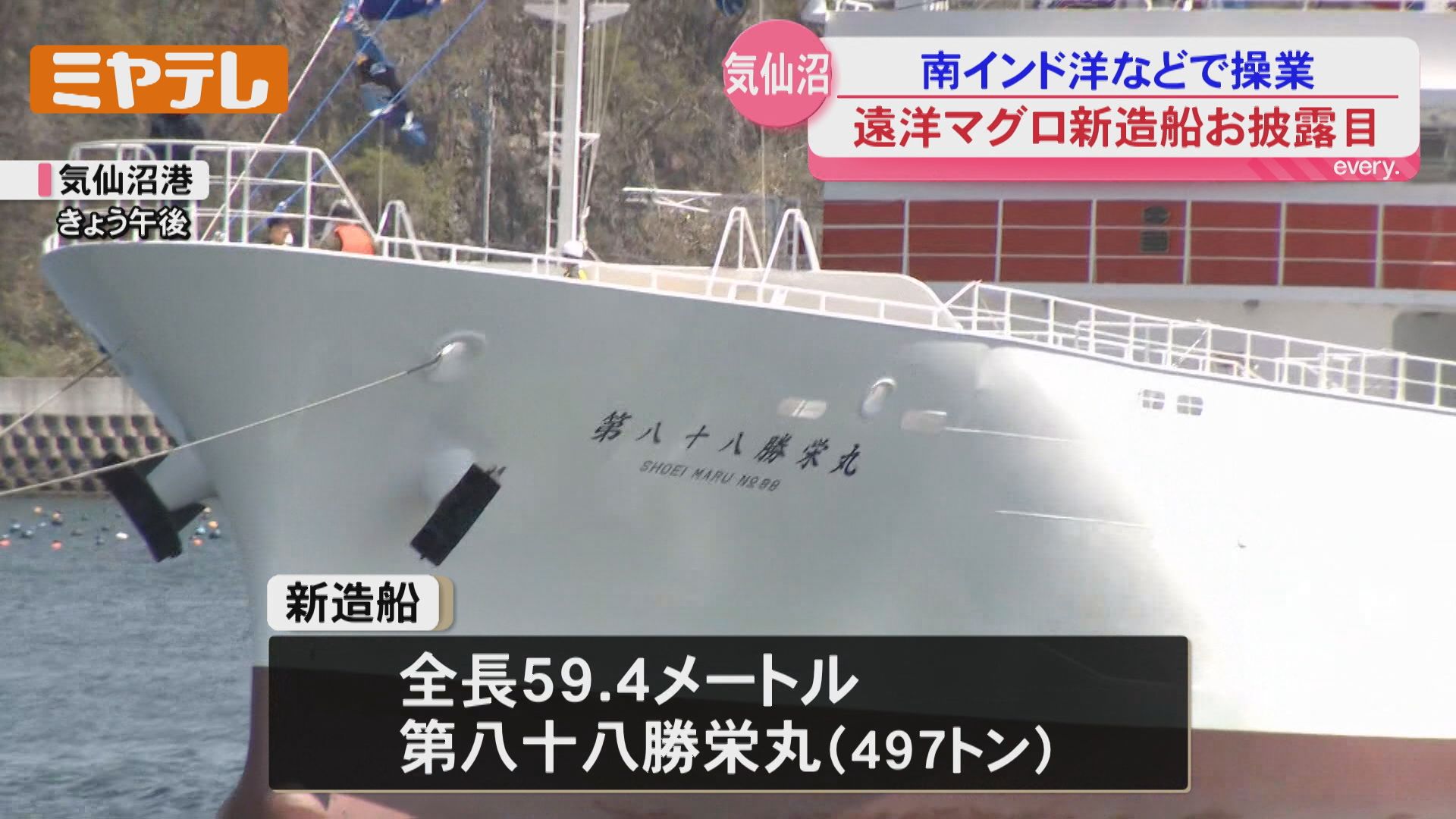 個室数は2倍↑…洋上で利用可のネット環境、新しく建造『遠洋マグロ