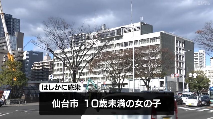 仙台市内で6年ぶり「はしか」感染確認　先月ベトナムから帰国10歳未満女児