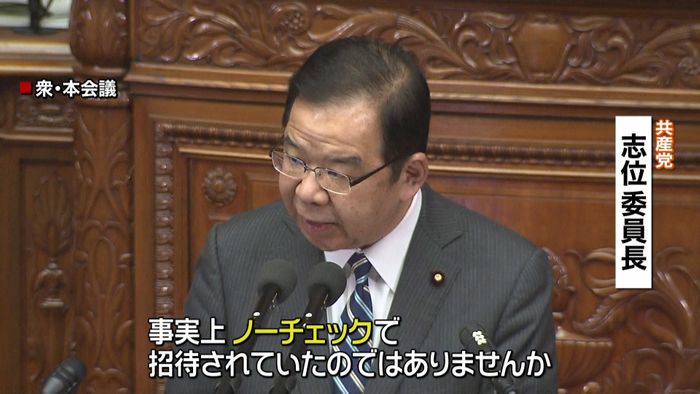 野党側「桜を見る会」など追及 代表質問