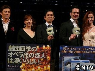 オペラ座の怪人 キャスト ２５周年祝う