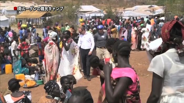 南スーダン 新たに25万人超が難民に