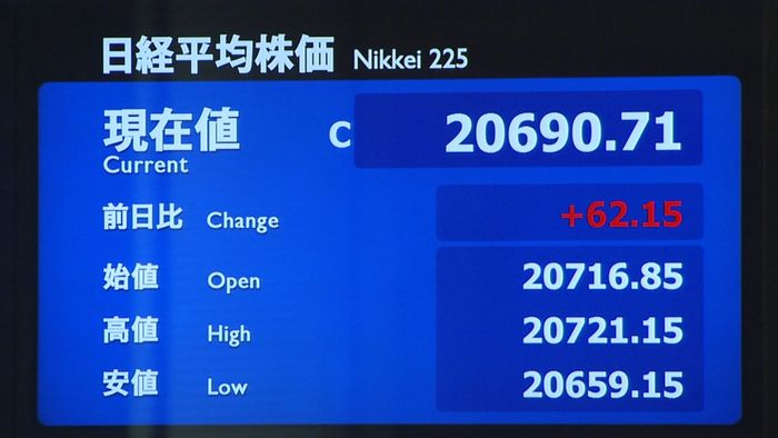 日経平均 連日で今年の最高値を更新
