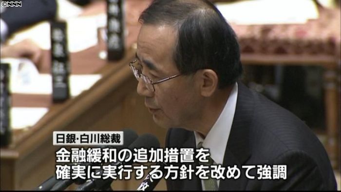 金融緩和政策でデフレ脱却へ~日銀総裁